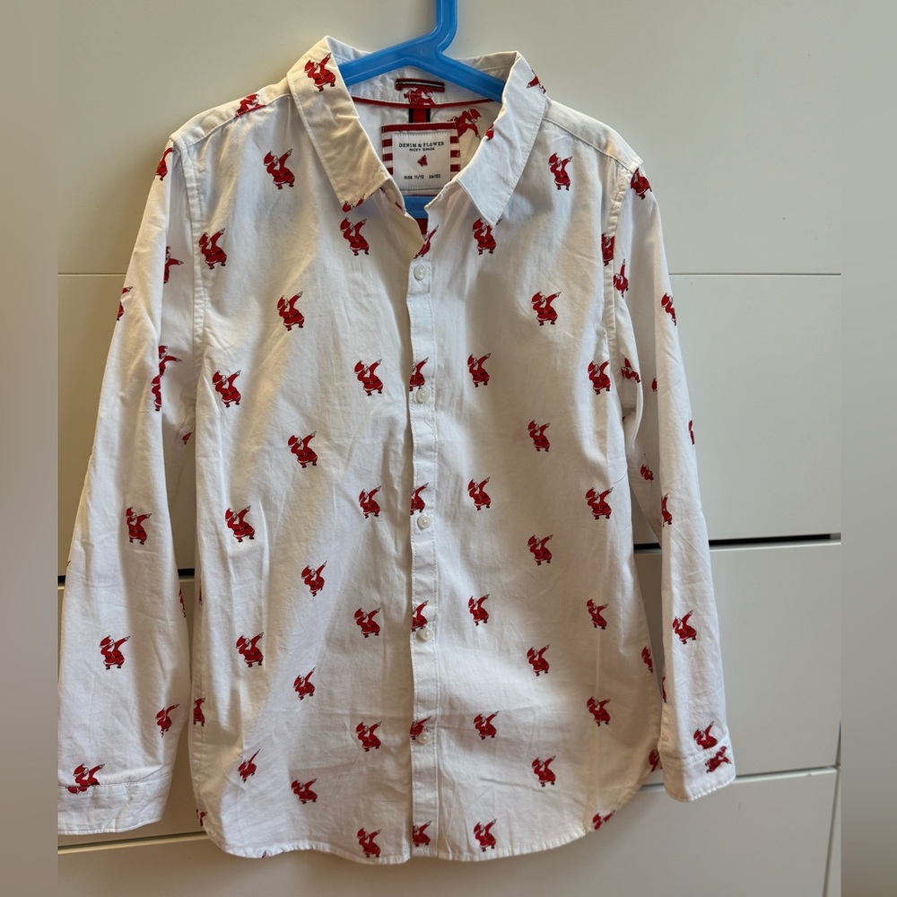 Denim and Flower Ricky Singh Kids
Christmas Shirt Size 11/12